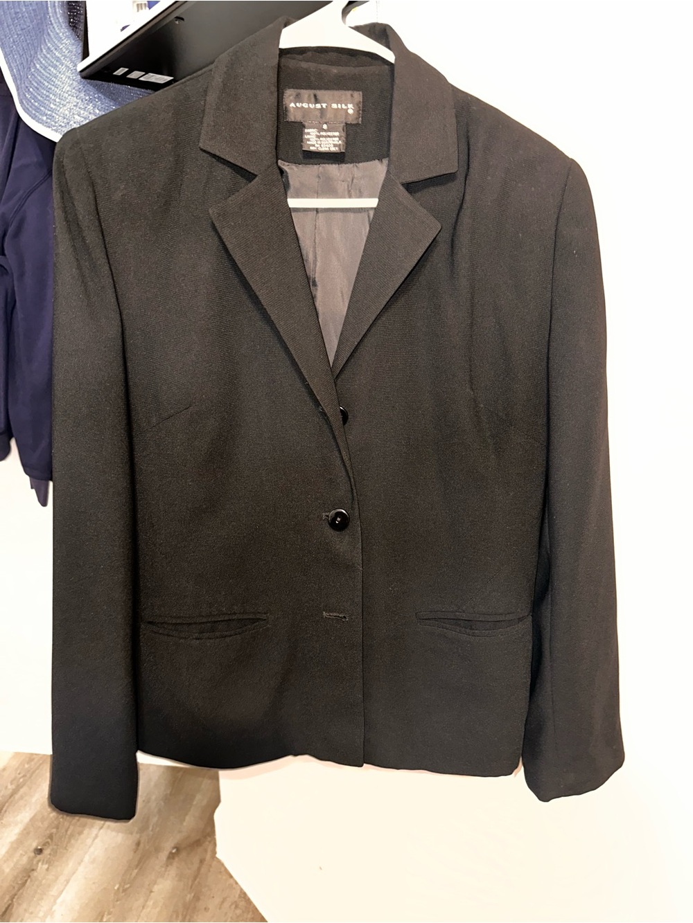 august silk Black Tailored Women's Blazer Jacket